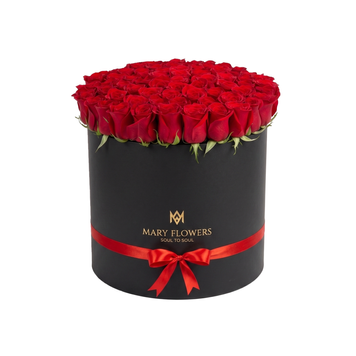 Box con 95 rose rosse 027 фото
