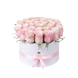 Composizione con 25 rose rosse classiche 033 фото 2